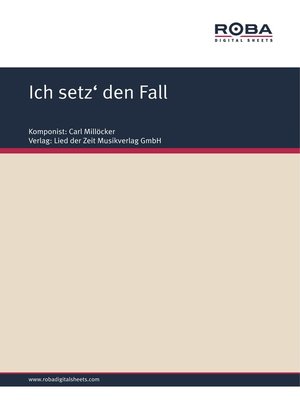cover image of Ich setz' den Fall